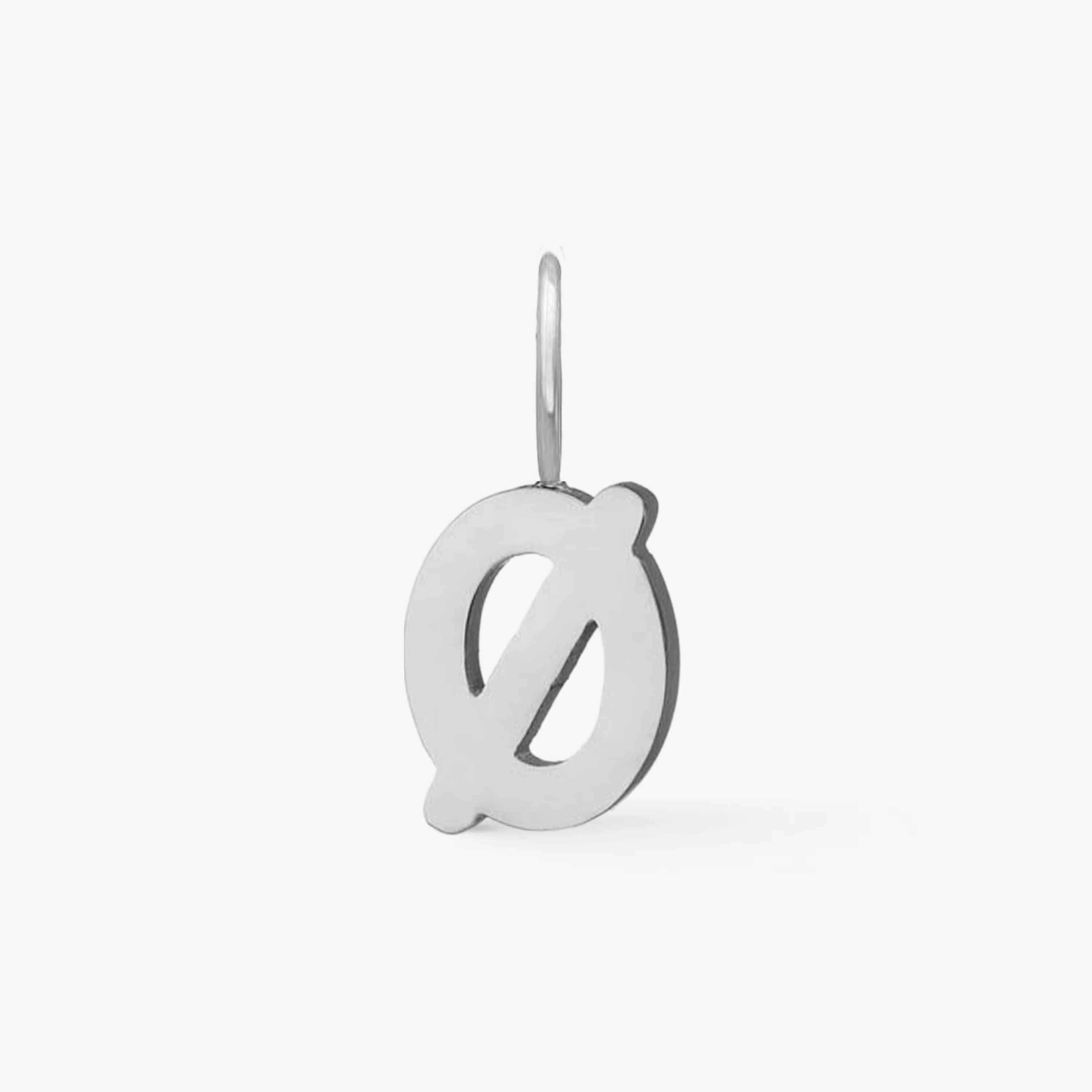 Classic Letter Pendant Silver Plated