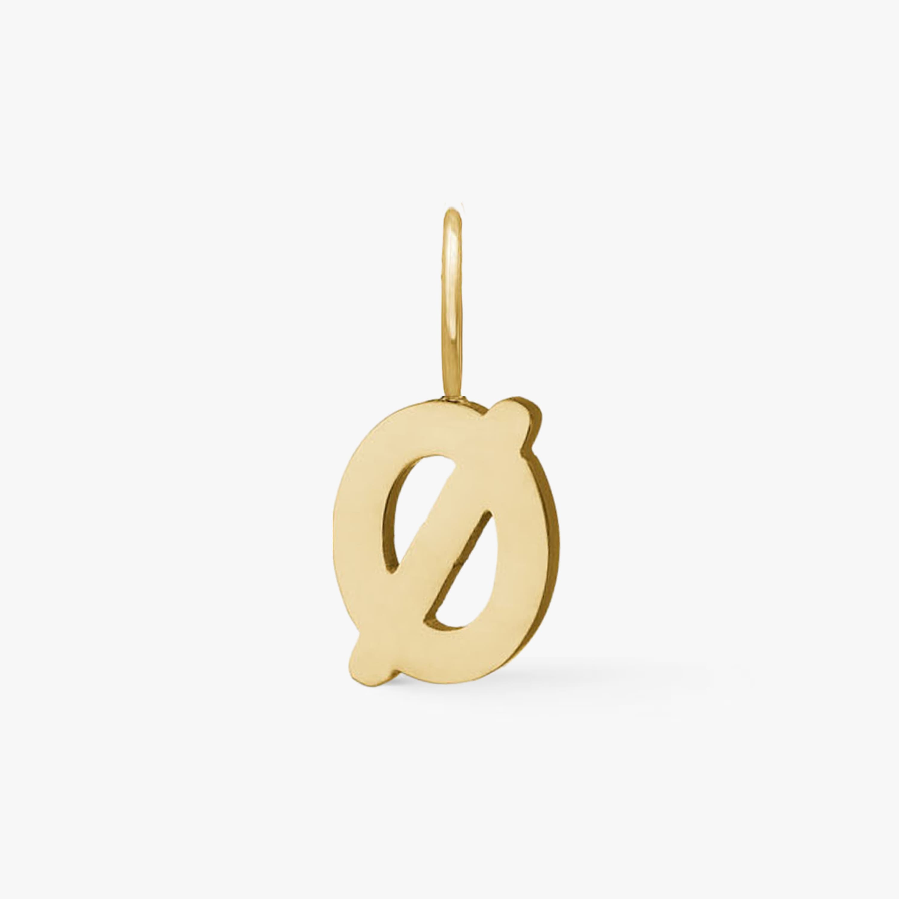 Classic Letter Pendant 18K Gold Plated