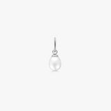Classic Pearl Pendant, 925 Silver, 5 mm