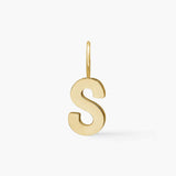 Classic Letter Pendant 18K Gold Plated