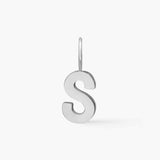 Classic Letter Pendant Silver Plated