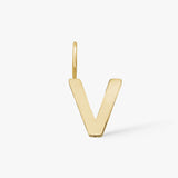 Classic Letter Pendant 18K Gold Plated