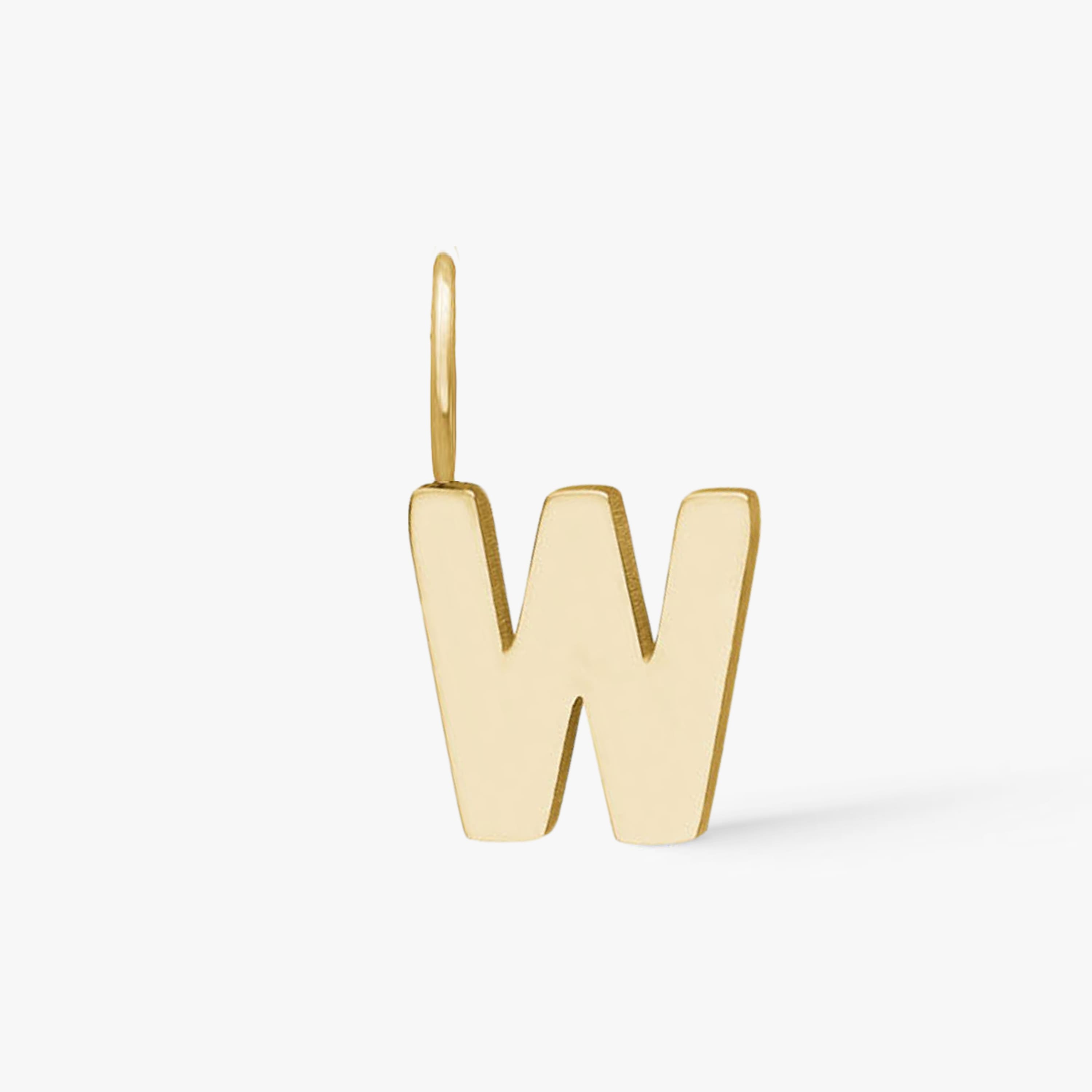 Classic Letter Pendant 18K Gold Plated