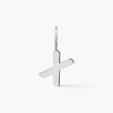 Classic Letter Pendant Silver Plated